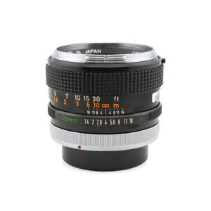 Canon fd 50mm f1.4 "Chrome Nose"